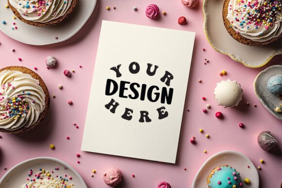 Birthday Invitation 5x7 Card Mockup - A Versatile Graphic Design Asset