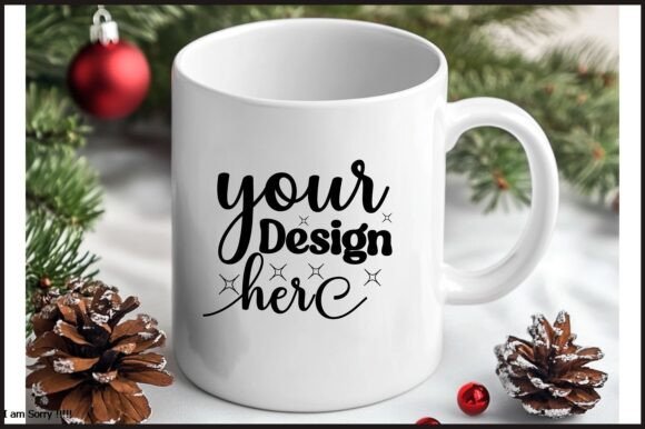 Christmas Mug Mockup Jpg Mockup 189 for Graphics and Product Mockups
