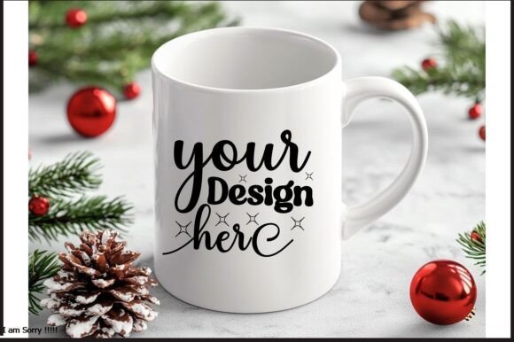 Christmas Mug Mockup Jpg Mockup 248 for Graphics and Product Mockups