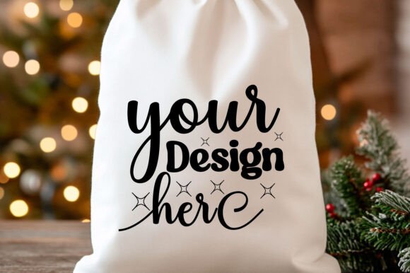 Christmas Santa Sack Mockup Jpg 7 for Product Mockups and Graphics
