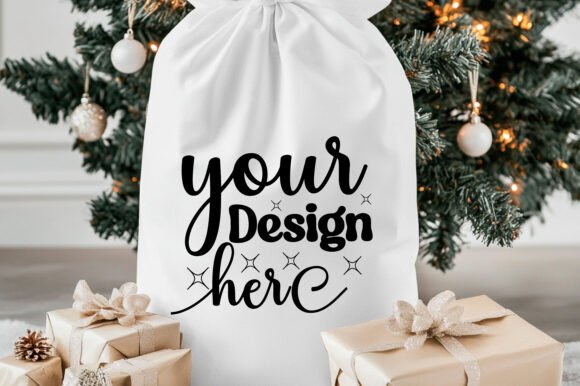 Christmas Santa Sack Mockup Jpg 81 for Product Mockups and Graphics