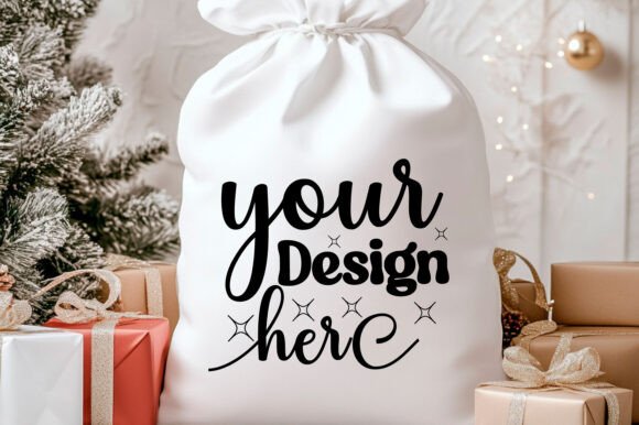 Christmas Santa Sack Mockup Jpg 86 for Product Mockups and Graphics