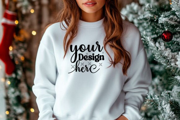 Christmas Sweater Mockup 111: A Graphic Design Asset for Product Mockups