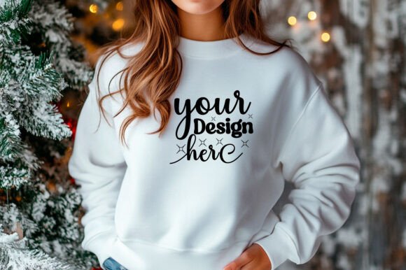 Christmas Sweater Mockup 122 for Product Mockups and Graphics