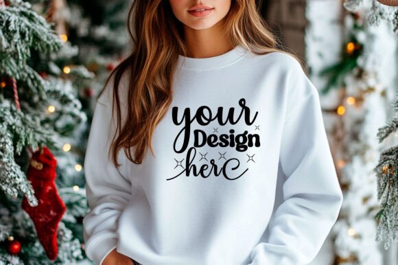 Christmas Sweater Mockup 131: A Versatile Graphic Design Asset for Product Mockups
