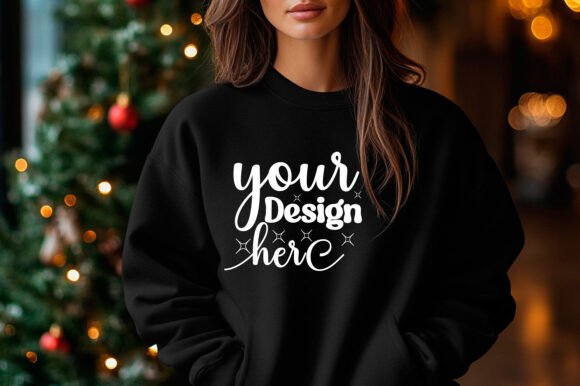 Christmas Sweater Mockup 38: A Graphic Design Asset for Product Mockups