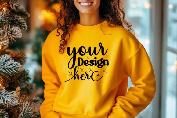 Christmas Sweater Mockup 83 for Graphics and Product Mockups