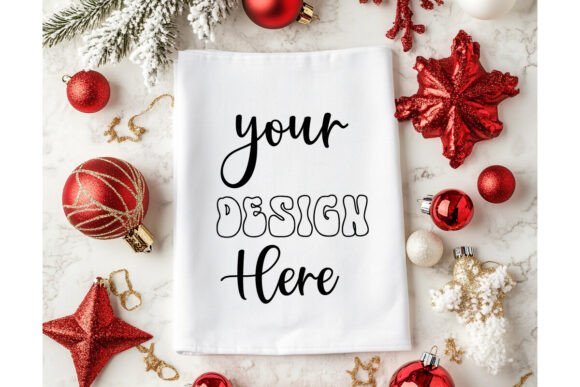 Christmas Towel Mockup 36 Review for Embroidery Projects