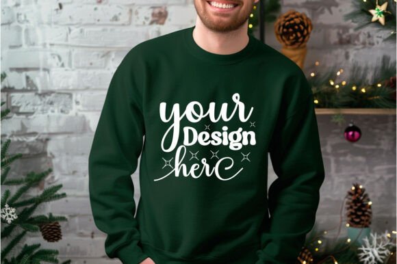 Gildan 18000 Christmas Men Mockup 15 Review