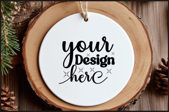 Round Christmas Ornament Mockup 149 Review