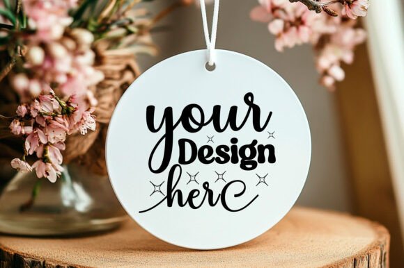 Valentine Round Mockup Valentine's 18 - A Graphic Design Asset for Product Mockups