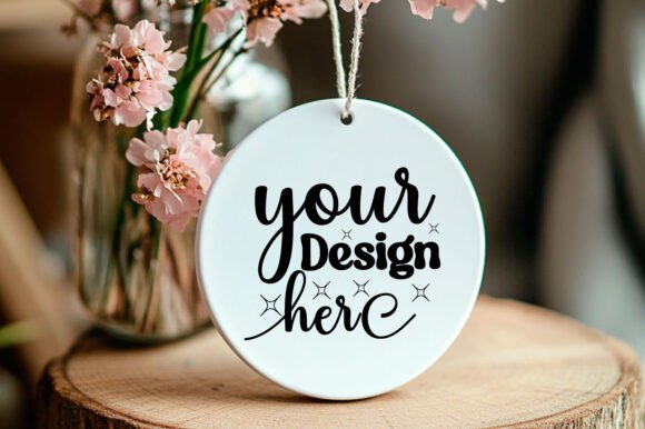 Valentine Round Mockup Valentine's 68 for Graphics and Product Mockups